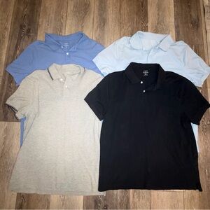 J. Crew Polo Lot of 4- XL/L